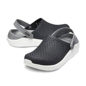 Crocs | Literide 360 Slip On Clogs Gray white Black Sz 12 men’s US women’s 14